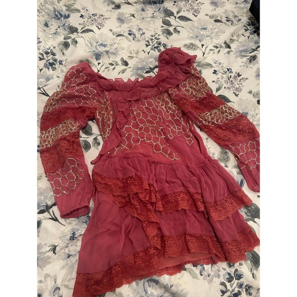 Loveshackfancy Angora Dress In Wild Rose - Picture 4 of 10
